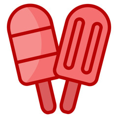 Popsicle  Icon Element For Design