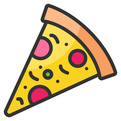 Pizza  Icon Element For Design