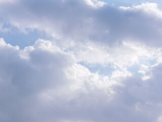 1月の空の白い雲205