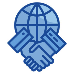 Collaboration  Icon Element For Design