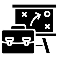 Business Strategy  Icon Element For Design