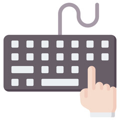 Data Entry Flat Icon