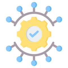 Data Preparation Flat Icon