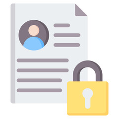 Data Privacy Flat Icon