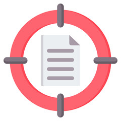 Data Accuracy Flat Icon