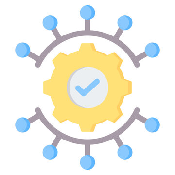 Data Preparation Flat Icon