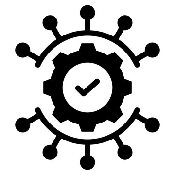 Data Preparation Glyph Icon
