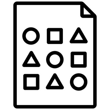 Data Sampling Outline Icon