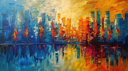 Obraz premium abstract watercolor background with watercolor