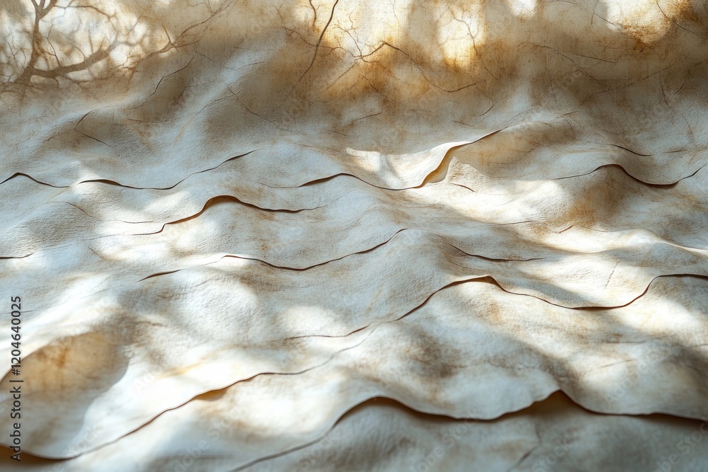 Poster beige paper texture minimalistic surface study soft diffused lighting gentle shadows grunge backgrou