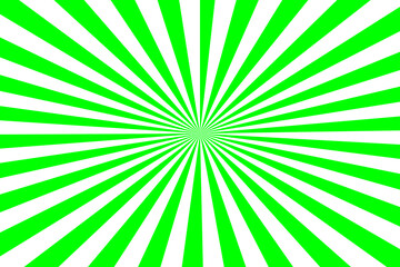 Green Sunburst for the background. flag of japanese. The rising sun..