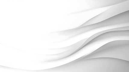 Abstract White Wave Background Design