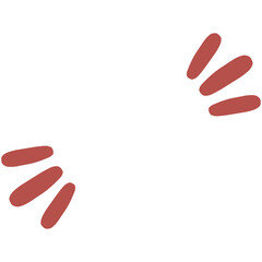 Aesthetic sunburst doodle vector