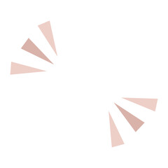 Aesthetic sunburst doodle vector