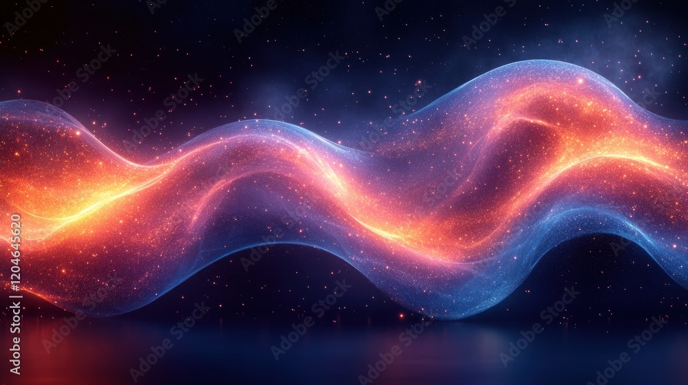 Poster Artificial Intelligence Data Analytics Signal Transmission and Machine Learning Communication Illustration