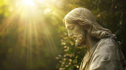 statue of jesus on the cross