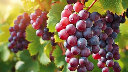 grapes on vine
