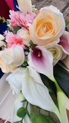 Roses in a flower shop