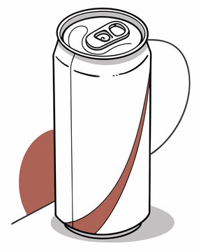 beverage can, customizable can, design template, editable can, vector illustration, soda can, aluminum can, customizable template, mockup can, drink container, bever can to design yourself vector file
