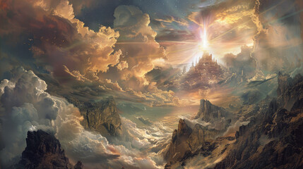 sunrise over the mountains