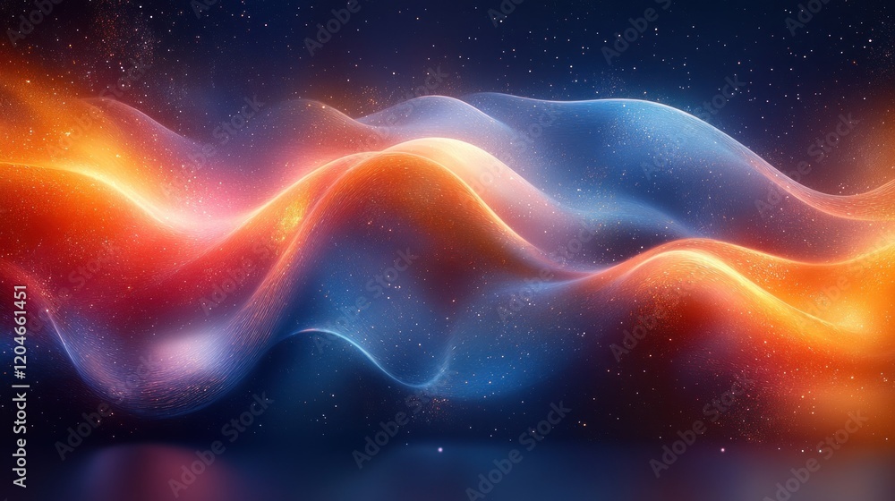 Aufkleber AI Data Analytics and Communication Visualization with Neural Network Technology and Machine Learning