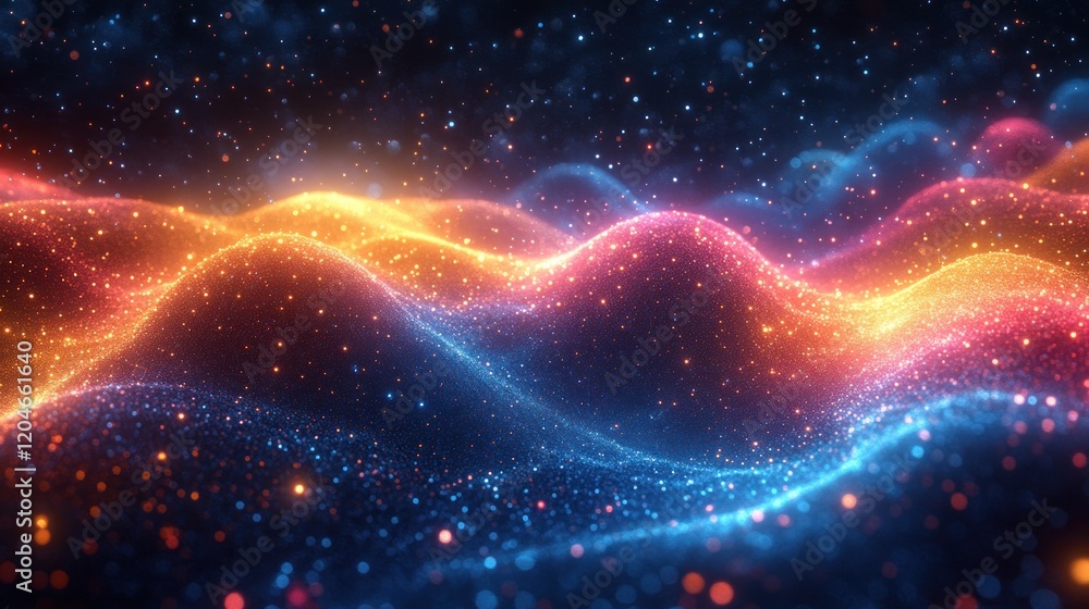 Poster data visualization with ai insights for business analytics and financial innovation