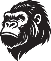 head of gorilla head