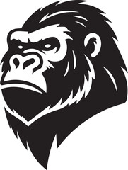 head of a gorilla