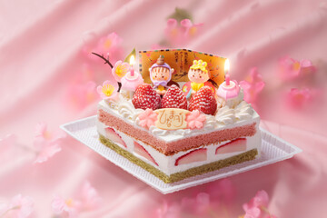 ひなまつりケーキ