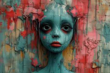 graffiti on the wall