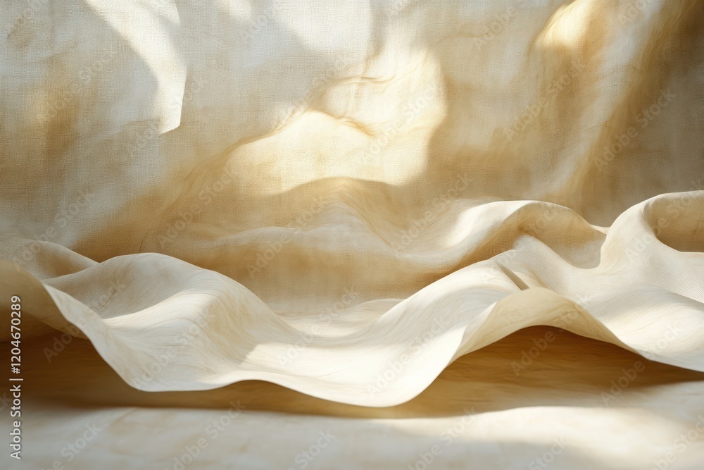 Poster beige paper texture minimalistic background soft diffused lighting gentle shadows rustic aged surfac