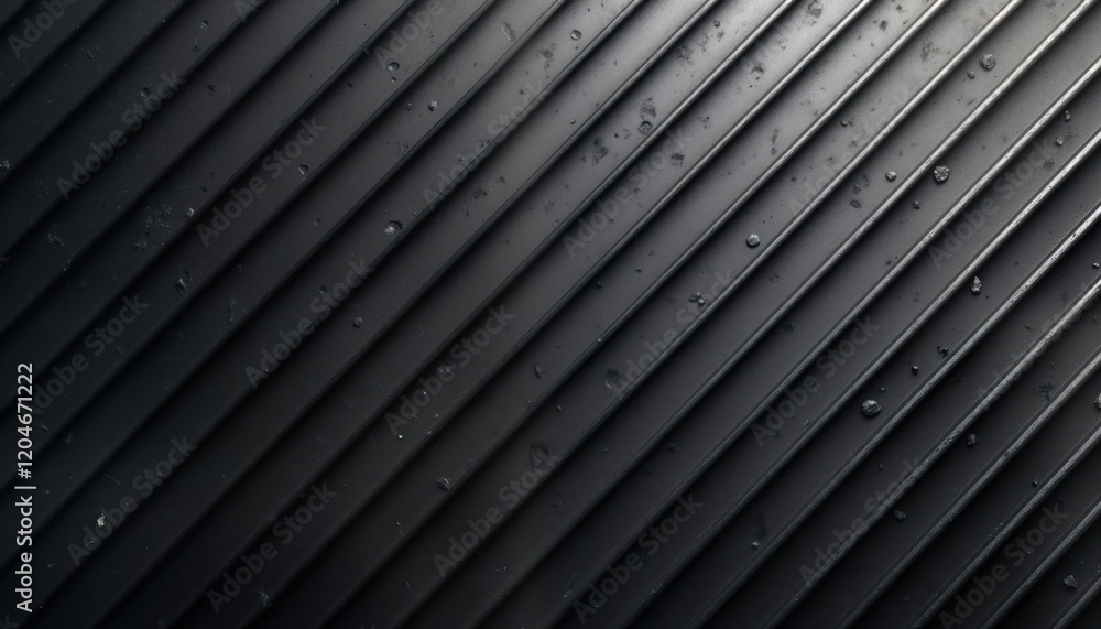 Poster abstract dark metal texture with diagonal lines. stylish design elements. modern material. industria