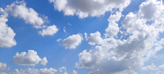 Blue sky and clouds for background