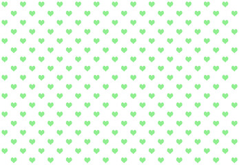 Heart LightGreen color on white background. For Background.