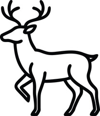 deer outline icon