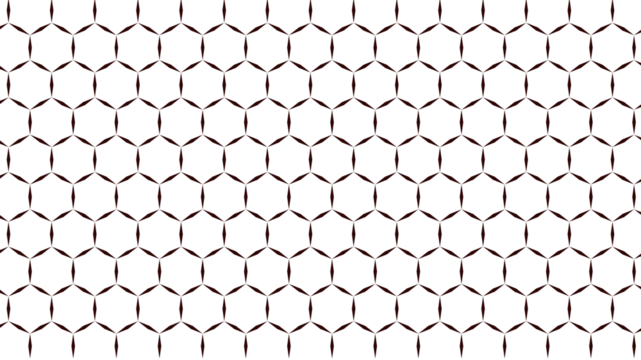 Seamless geometric hexagonal pattern with dark minimalist design and thin red outlines, ideal for backgrounds, wallpapers, and modern digital or print design projects. - Powered by Adobe