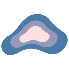 Organic blob vector