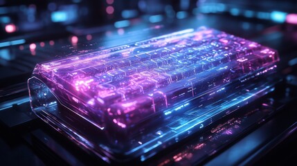 Transparent keyboard