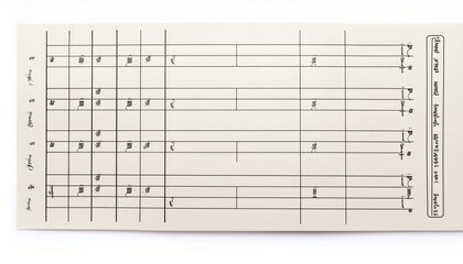 Blank sheet music ready for composition.