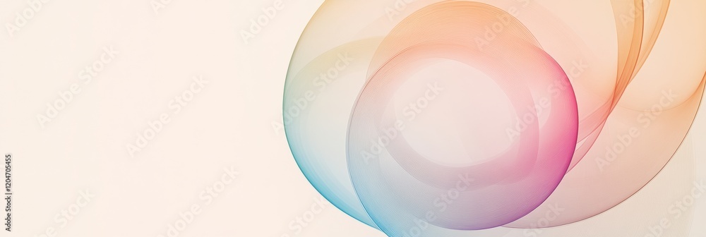 Aufkleber Colorful swirling patterns create a fluid and dynamic abstract design suitable for modern art presentations. Generative AI