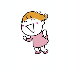 Fototapeta premium かわいい人物