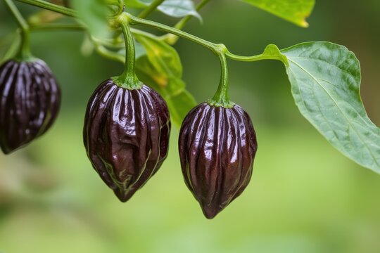 Ancient variety of chili Capsicum Pequin similar to Pequin or Tepin