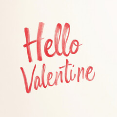 Valentine&rsquo;s Day greeting card text.