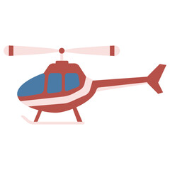 helicopter illustration vector