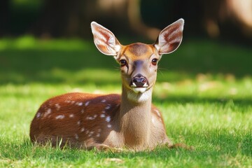Cervus elaphus species of deer