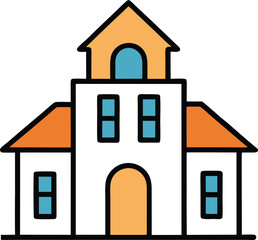 Building Icon Vector Stylish and Professional Illustrations for Architecture and Construction Projects
