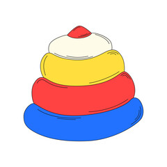 Cute Children's Toy Illustration