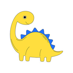 Dinosaur Cute Children's Toy Illustration