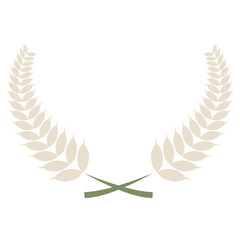 Badge laurel vector