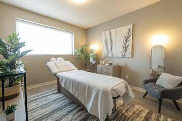 modern living room with fireplace